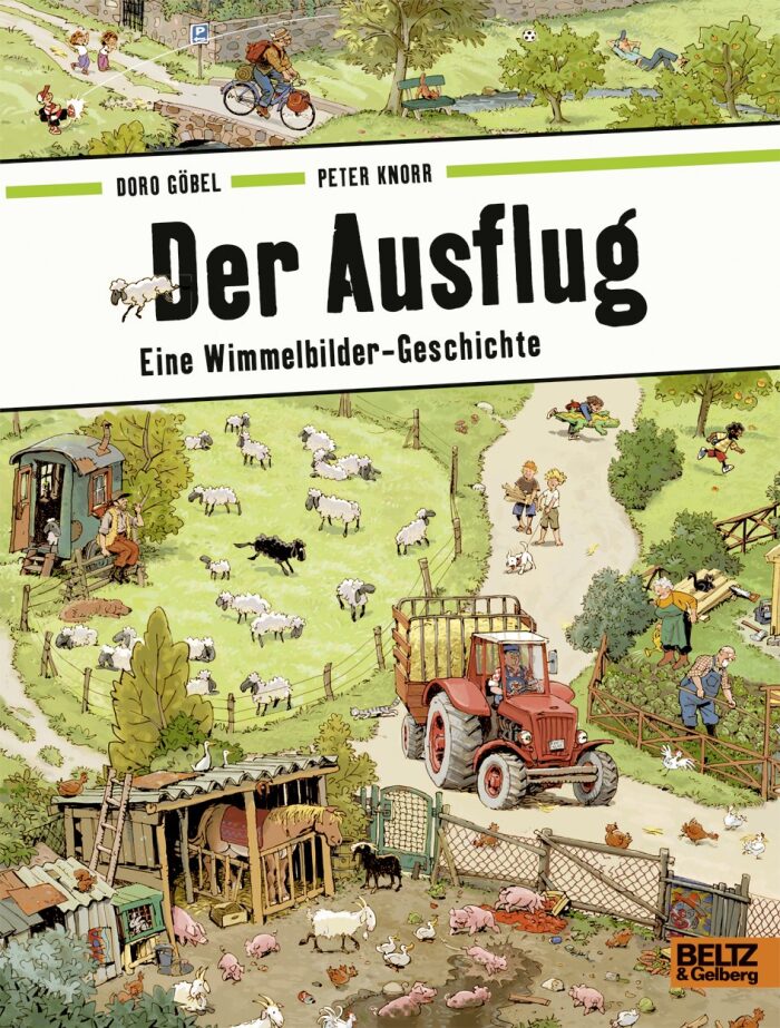 Der Ausflug: Eine Wimmelbilder-Geschichte. Vierfarbiges Pappbilderbuch