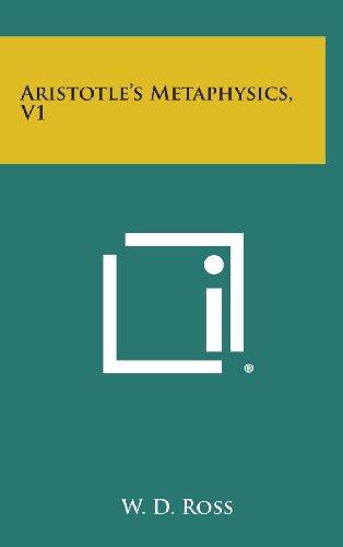 Aristotle's Metaphysics (Vol. 1)