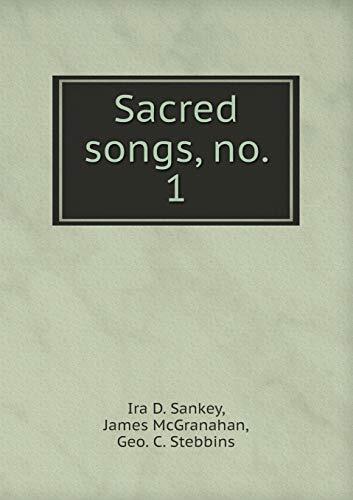 Sacred songs, no. 1