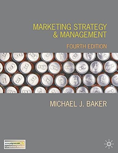 Marketing Strategy and Management (4th Edition)