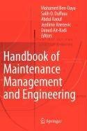 Handbook of Maintenance Management and Engineering