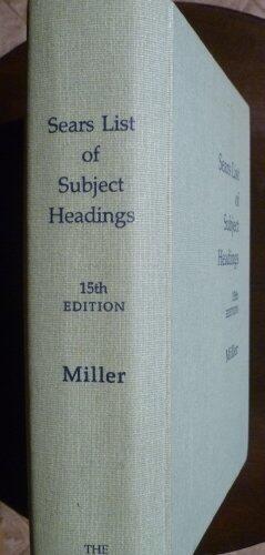 Sears List of Subject Headings
