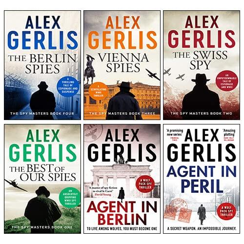 Alex Gerlis Wolf Pack & Spy Masters Series 6 Books Collection Set
