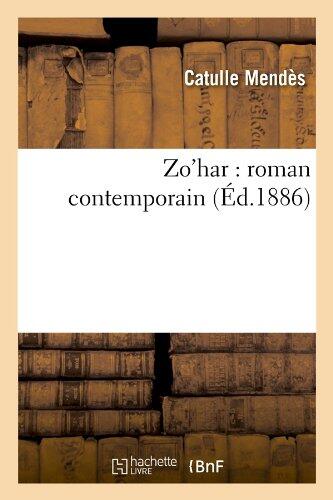 Zo'HAR: Roman Contemporain