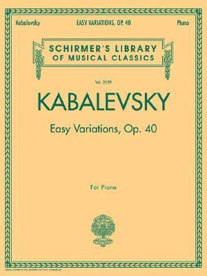 Easy Variations Op40 Piano