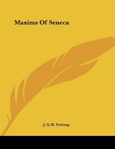Maxims Of Seneca
