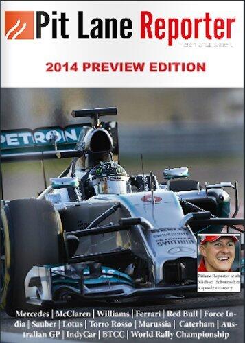 Pit Lane Reporter - Issue One