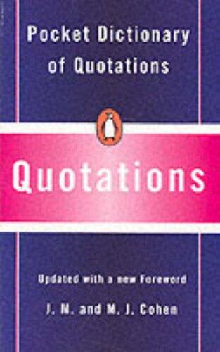 Pocket Dictionary of Quotations