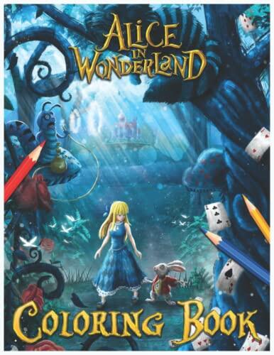 Alicé In Wónderland Coloring Book: Over 90+ Coloring Pages With Flawless Illustrations Of Alicé In Wónderland For Kids And Adults
