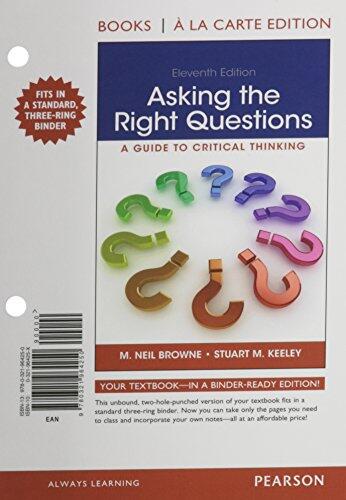 Asking the Right Questions: Books a La Carte Edition (Plus MyWritingLab - Access Card Package)
