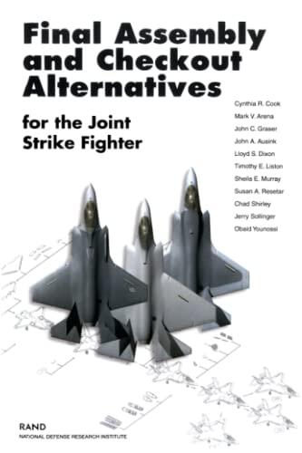 Final Assembly and Checkout Alternatives for the Joint Strike