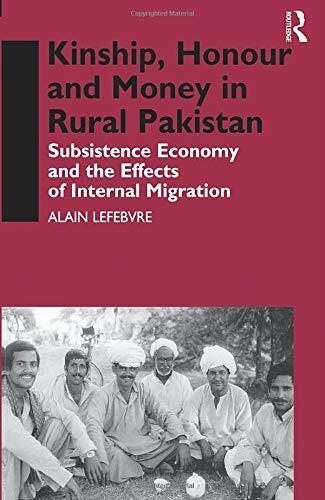 Kinship, Honour and Money in Rural Pakistan: Subsistence Economy and the Effects of International Migration