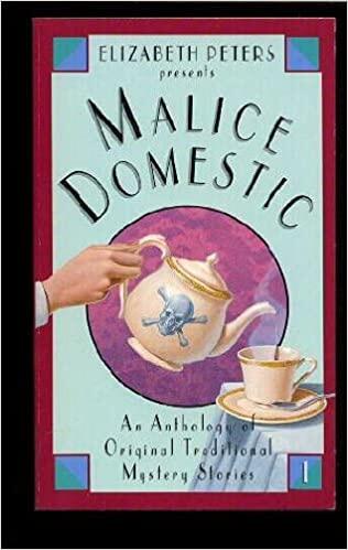 Malice Domestic; an Anthology of Original Traditional Mystery Stories