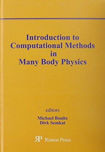 Introduction to Computational Methods in Many Body Physics