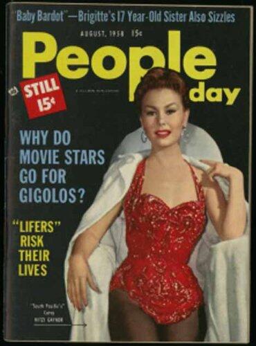 People Today Monthlyly Magazine (August 1958) Mitzi Gaynor Pinup cover