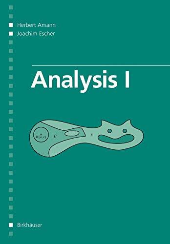 Analysis I