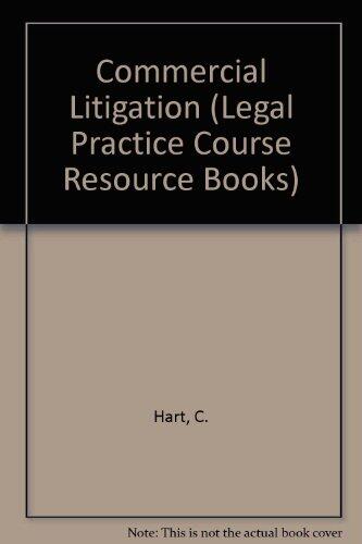 Commercial Litigation (2001/02): 9th Edition