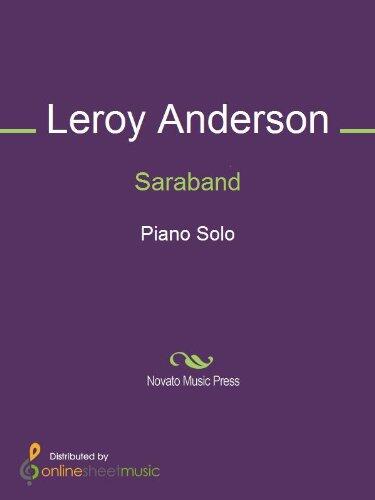 Saraband Sheet Music