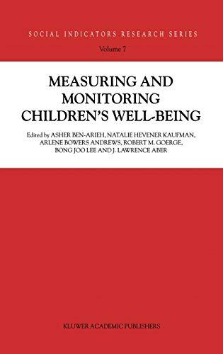 Measuring and Monitoring Children’s Well-Being