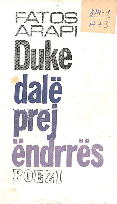 Duke dalë prej ëndrrës... : poezi