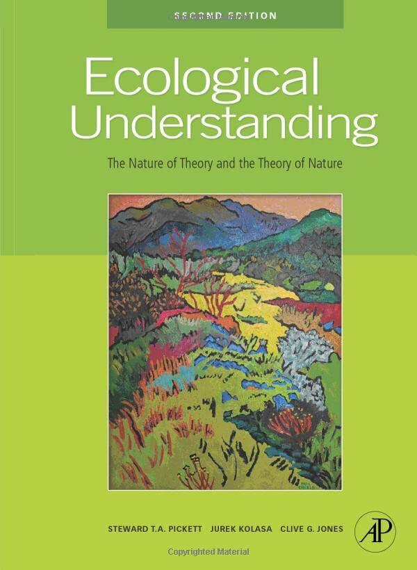 Ecological Understanding: The Nature of Theory and the Theory of Nature