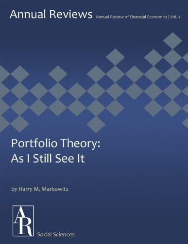Portfolio Theory: As I Still See It