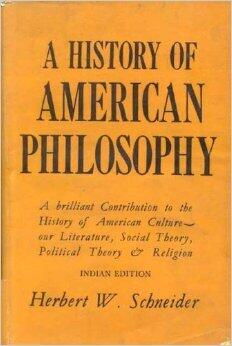 A History Of American Philosophy