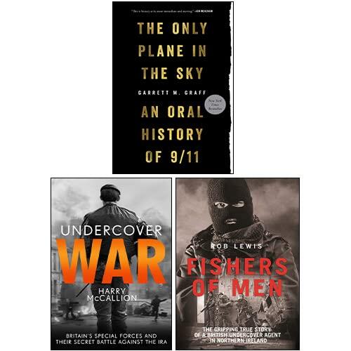 Only Plane in the Sky By Garrett M. Graff, Fishers of Men By Rob Lewis, Undercover War By Harry McCallion 3 Books Collection Set