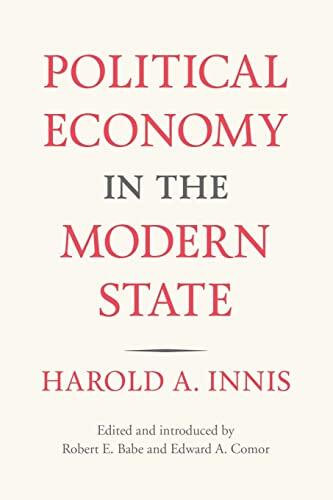 Political Economy in the Modern State