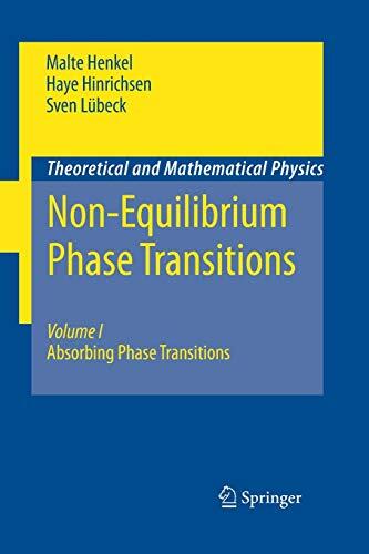 Non-Equilibrium Phase Transitions (Volume 1): Absorbing Phase Transitions