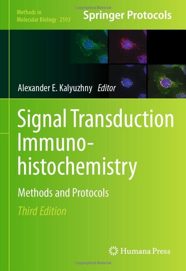 Signal Transduction Immunohistochemistry: Methods and Protocols