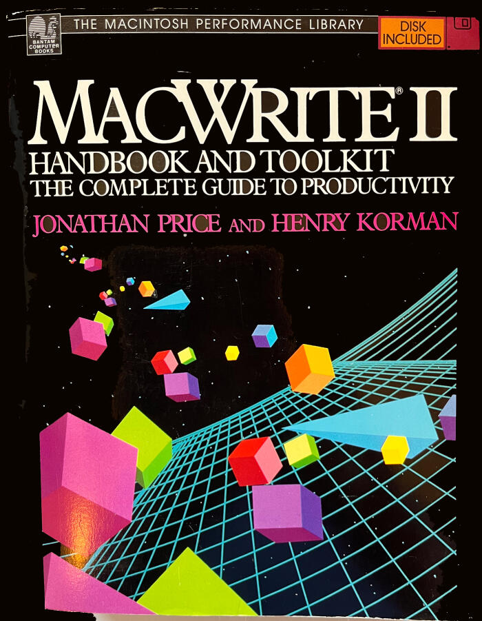 MACWRITE II HDBK&TLKIT