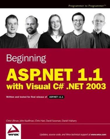 Beginning ASP.NET 1.1 With Visual C# .NET 2003