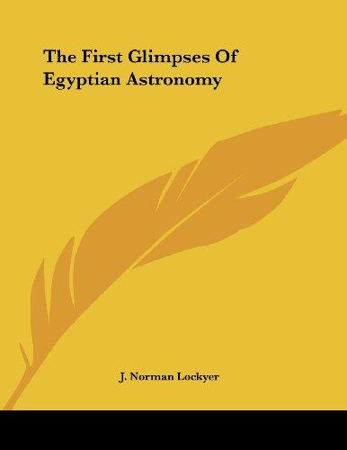 The First Glimpses Of Egyptian Astronomy