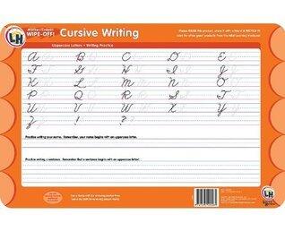 Cursive Writing Wipe Off Activity Mat
