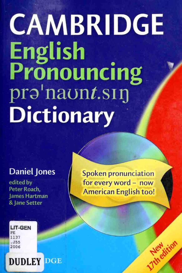English Pronouncing Dictionary with CD-ROM