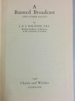 A Banned Broadcast and Other Essays