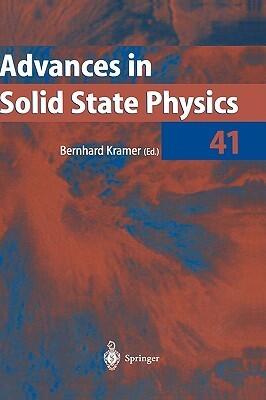 Advances In Solid State Physics 41