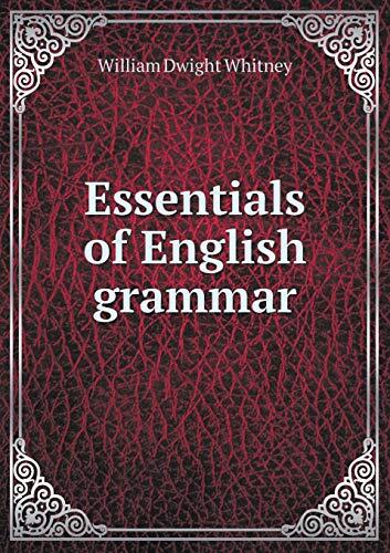 Essentials of English grammar