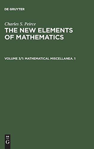Mathematical Miscellanea. 1