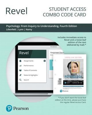 Psychology: From Inquiry to Understanding [with Revel Code]