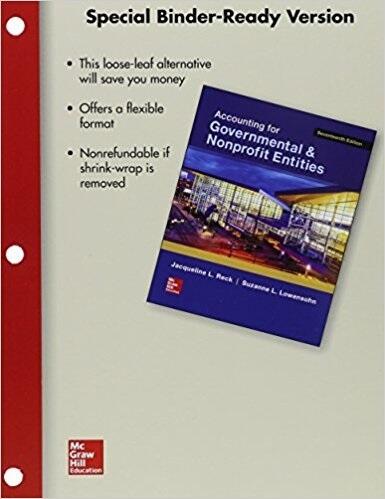 Accounting for Governmental & Nonprofit Entities [with Connect]