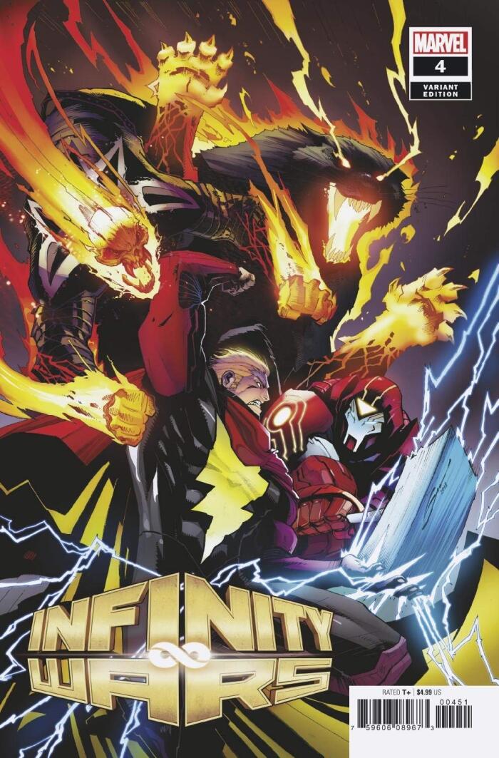 Infinity Wars #4 Variant Cover by Gerardo Sandoval