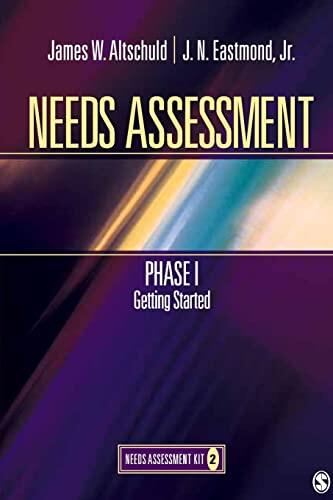 Needs Assessment Phase I: Getting Started