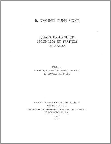 Quaestiones super Secundum et Tertium de Anima Aristotelis