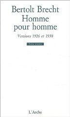 Homme pour homme: versions 1926 et 1938