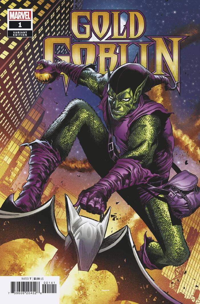 Gold Goblin #1 Cover by Marco Checcetto