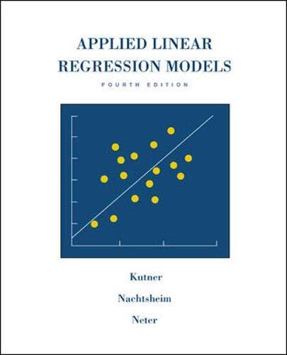 Applied Linear Regression Models with Student CD-ROM