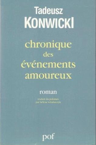 Chronique des évènements amoureux