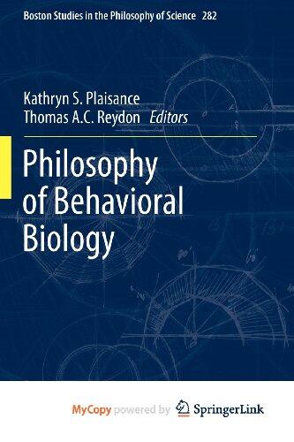 Philosophy of Behavioral Biology